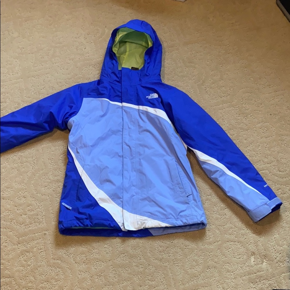 North face girls jacket outer shell and fleece